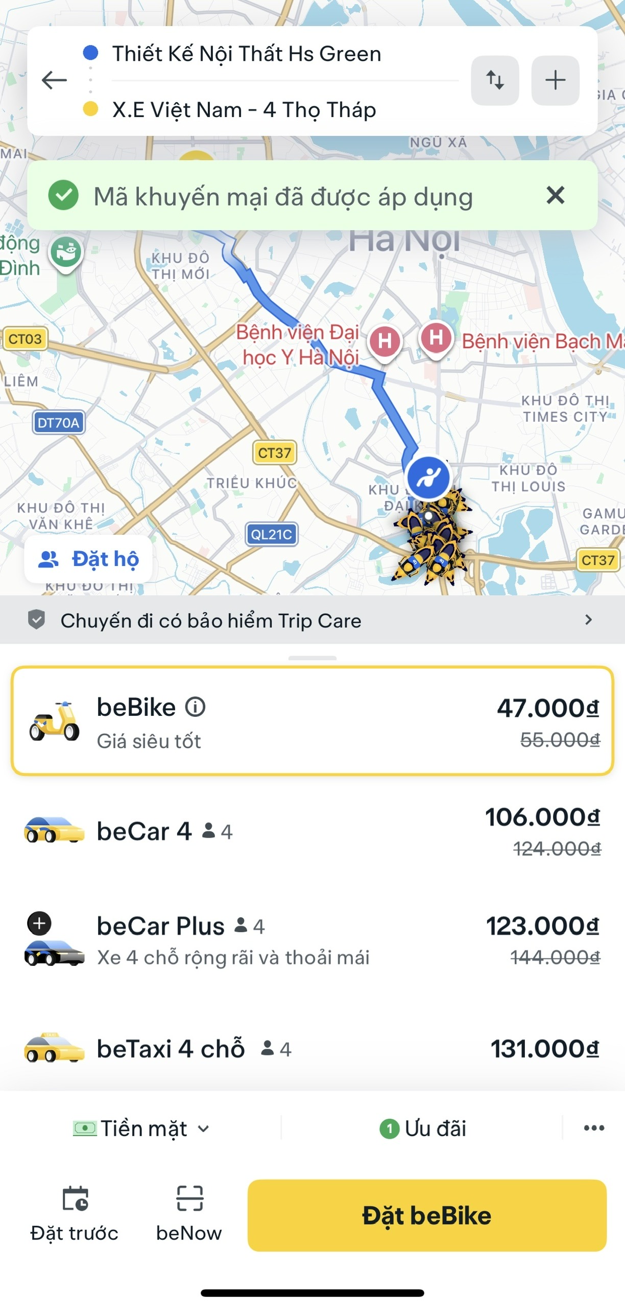 X.E Việt Nam X Be : Đi xe sang nhận ưu đãi vàng